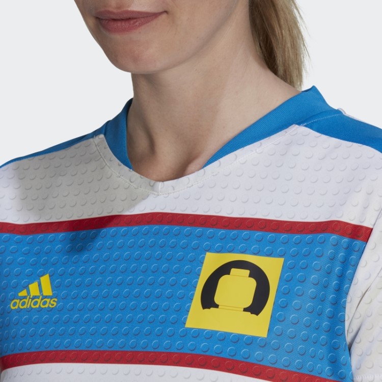 Camisa Azul Adidas Tiro X Lego Moda