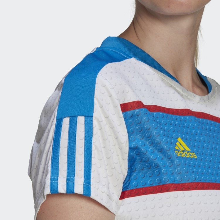 Camisa Azul Adidas Tiro X Lego Moda