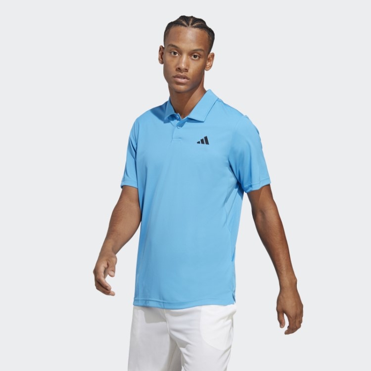 Camisa Pólo De Tênis Clube Azul Adidas