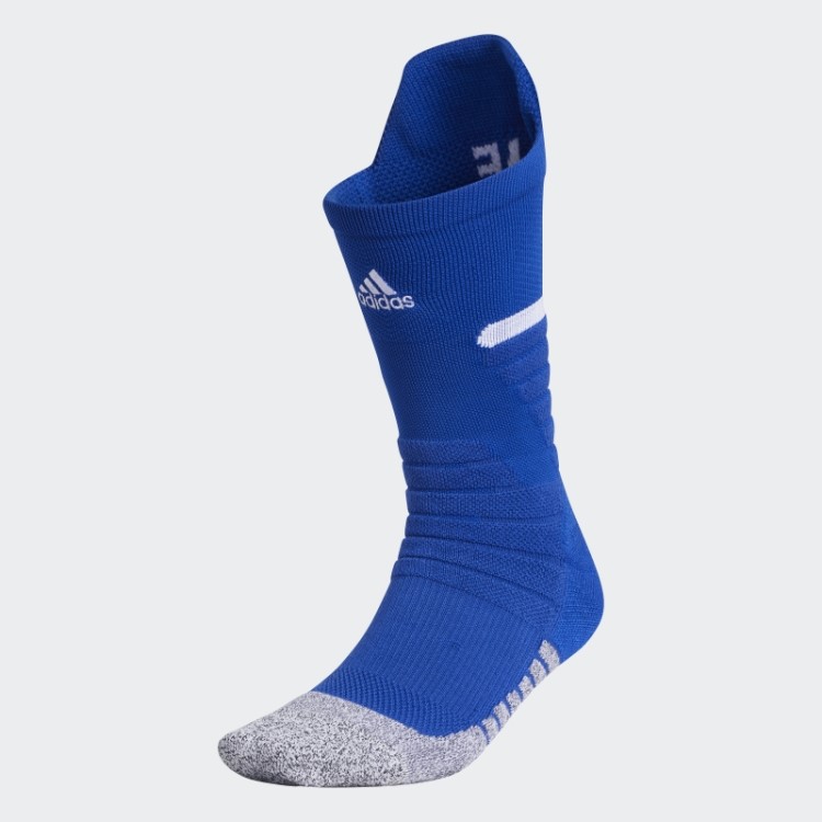 Meias Azuis Adidas Adizero Futebol Acolchoadas