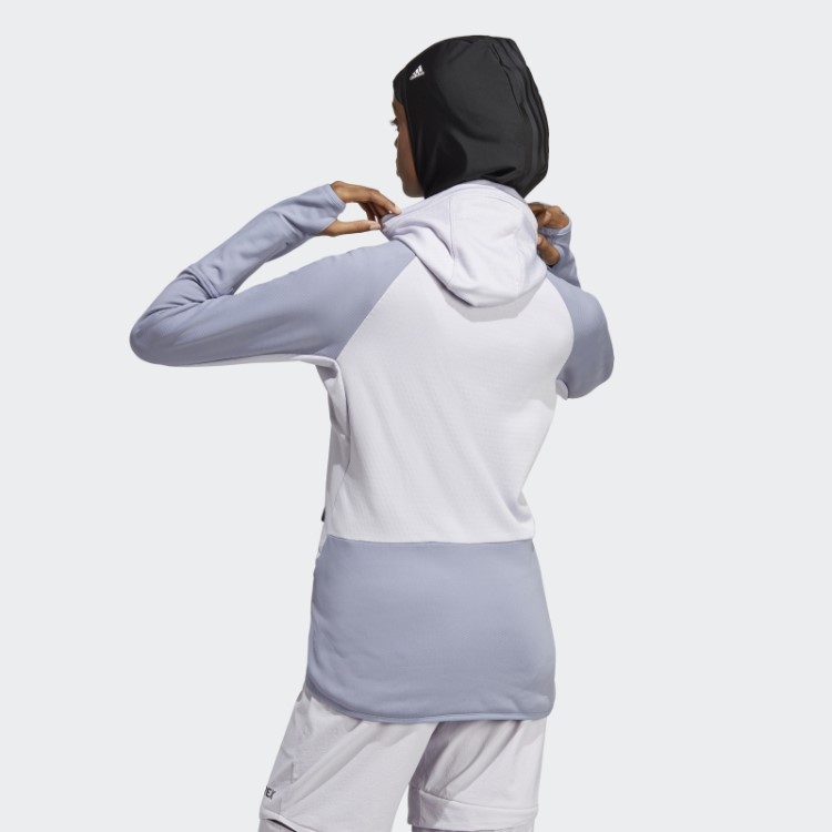 Jaqueta De Lã Para Caminhada Silver Dawn Adidas Terrex Tech Flooce