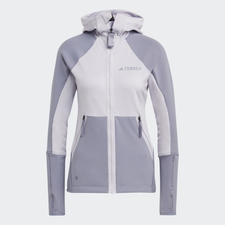 Jaqueta De Lã Para Caminhada Silver Dawn Adidas Terrex Tech Flooce
