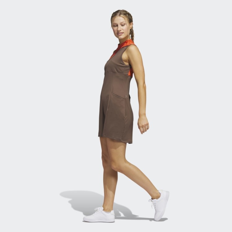 Vestido De Golfe Colorblocked Ultimate365 Tour Adidas Earth