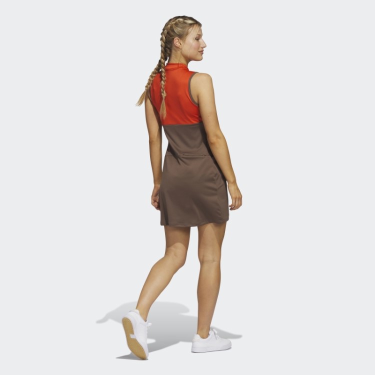 Vestido De Golfe Colorblocked Ultimate365 Tour Adidas Earth