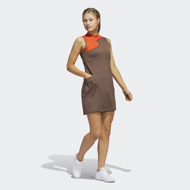 Vestido De Golfe Colorblocked Ultimate365 Tour Adidas Earth