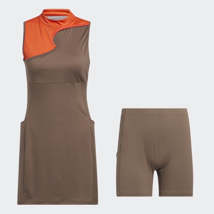 Vestido De Golfe Colorblocked Ultimate365 Tour Adidas Earth
