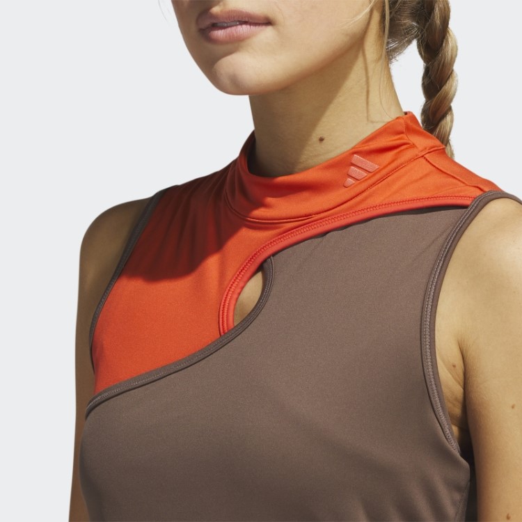 Vestido De Golfe Colorblocked Ultimate365 Tour Adidas Earth