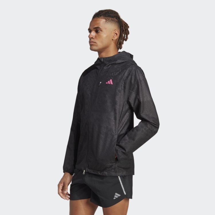 Jaqueta Membrana Adizero Preto Adidas