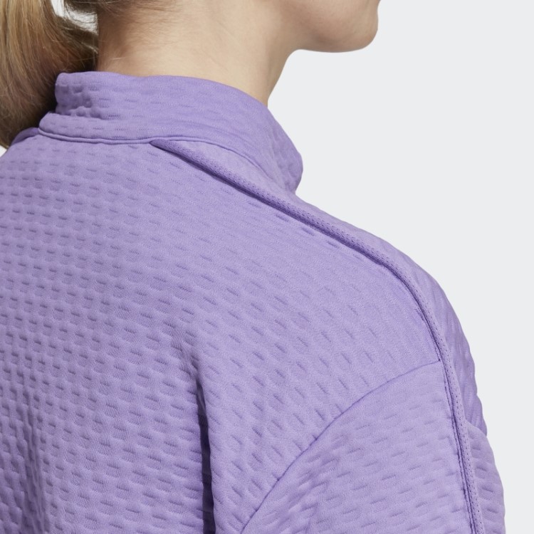 Terrex Utilitas Jaqueta De Lã Com Meio Zíper Violeta Adidas