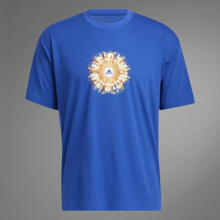 T-shirt De Corrida Adidas Azul Royal (sem Género)