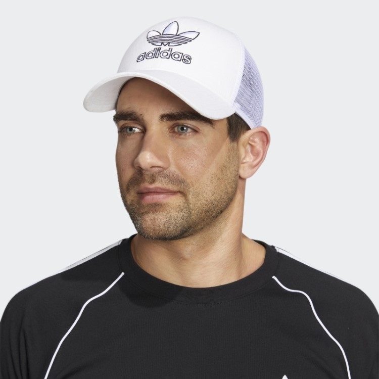 Chapéu Trucker Estruturado Adidas Branco
