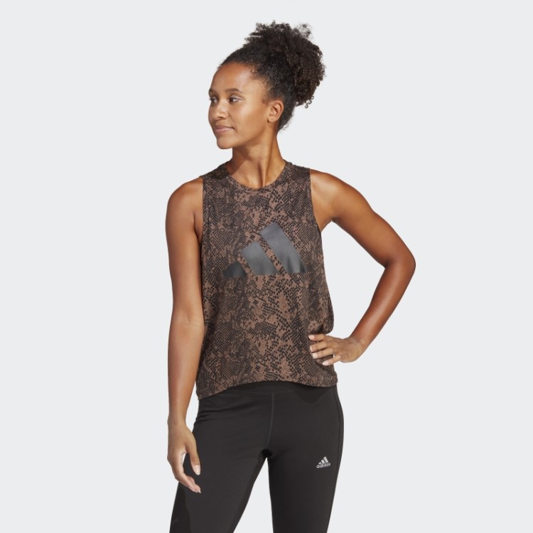 Adidas Train Icons All Over T-shirt Com Estampa Earth