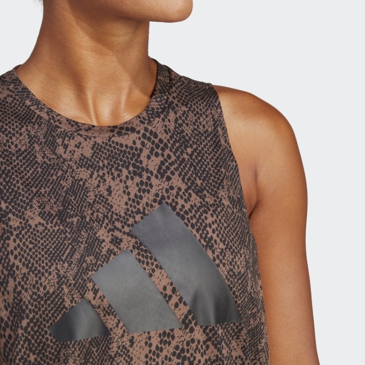 Adidas Train Icons All Over T-shirt Com Estampa Earth