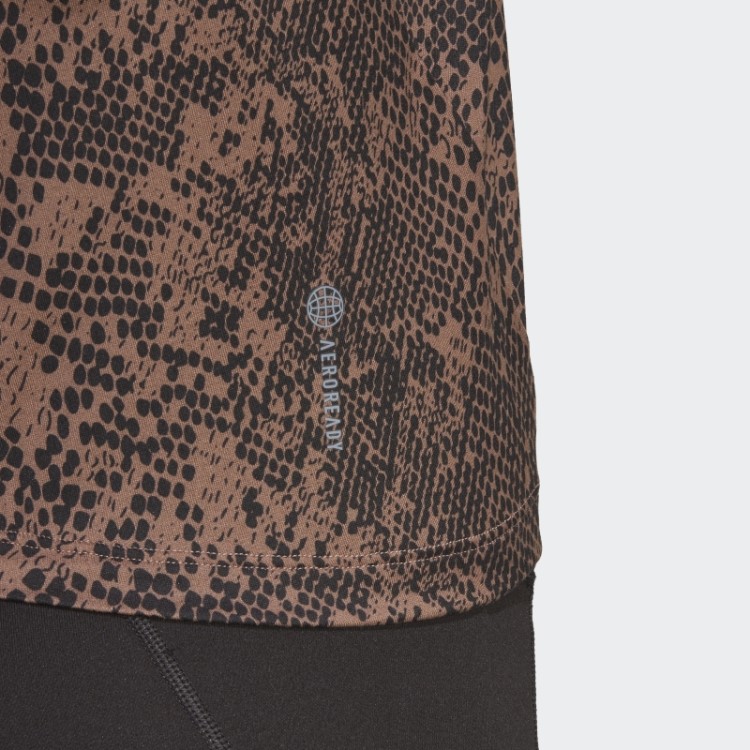 Adidas Train Icons All Over T-shirt Com Estampa Earth