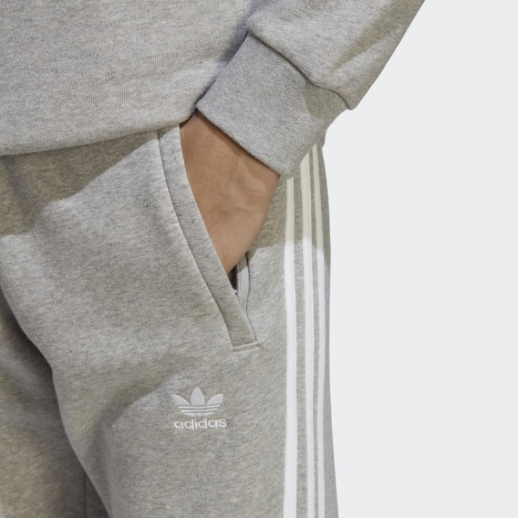 Moletom Adicolor Classics Trefoil Gola Redonda Adidas Cinza Médio