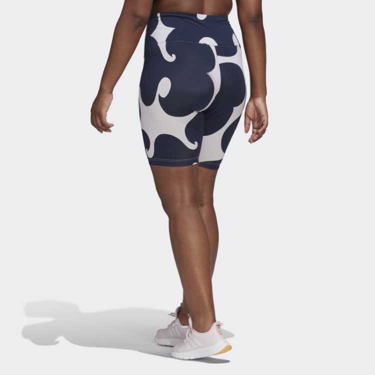 Meia-calça Curta Adidas Marimekko Rib Na Altura Do Joelho (tamanho Grande) Tom Roxo