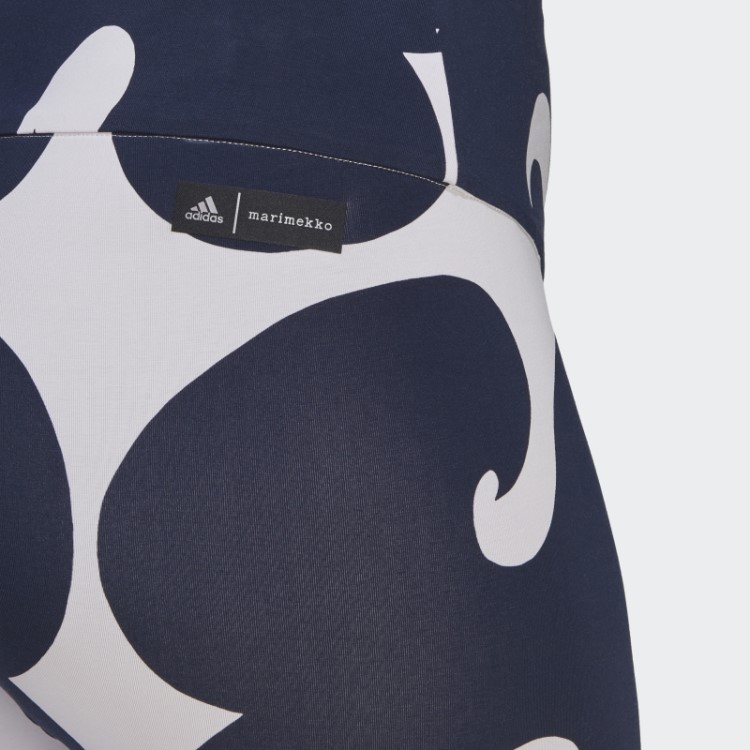 Meia-calça Curta Adidas Marimekko Rib Na Altura Do Joelho (tamanho Grande) Tom Roxo