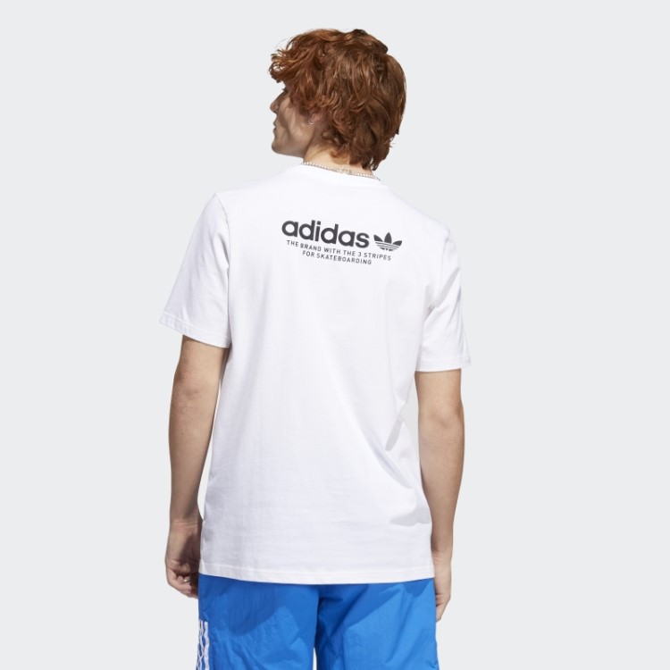 Camiseta Skateboarding 4.0 Logo (gênero Neutro) Branca Adidas