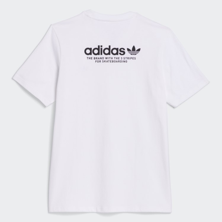 Camiseta Skateboarding 4.0 Logo (gênero Neutro) Branca Adidas