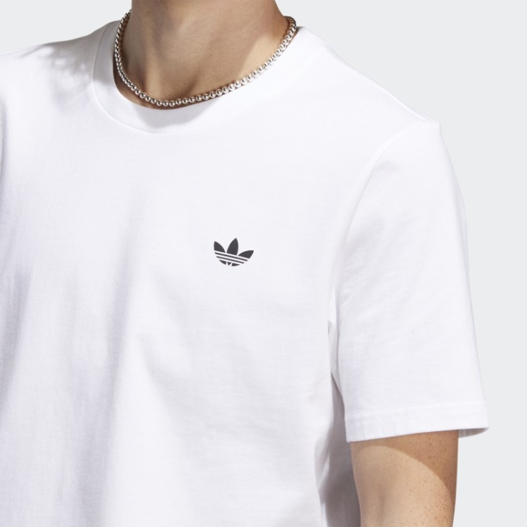 Camiseta Branca Skateboarding 4.0 Logo (gênero Neutro) Adidas