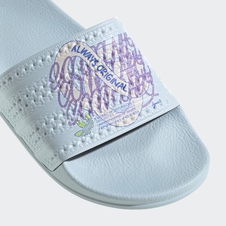 Chinelos Adilette Azul Adidas