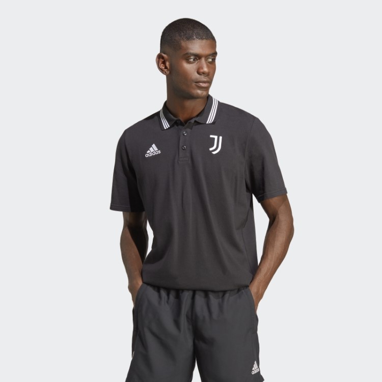 Camisa Polo Adidas Juventus Dna Preta