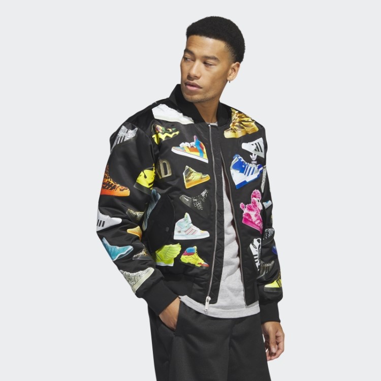 Jaqueta Bomber Preta Adidas Jeremy Scott Archive