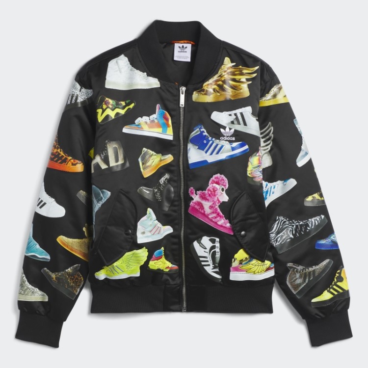 Jaqueta Bomber Preta Adidas Jeremy Scott Archive