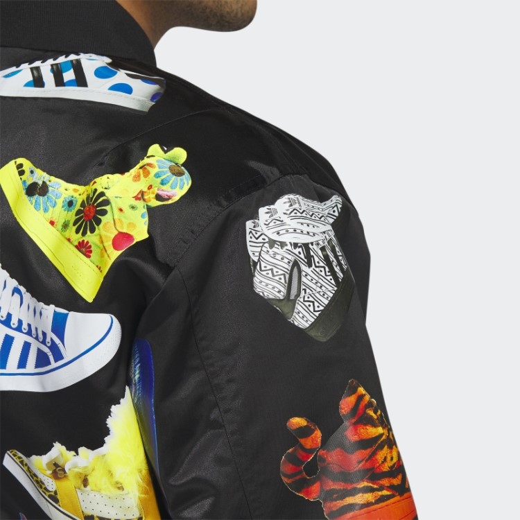 Jaqueta Bomber Preta Adidas Jeremy Scott Archive