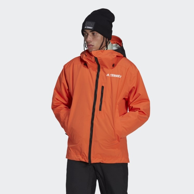 Jaqueta Três Em Um Laranja Resort Adidas