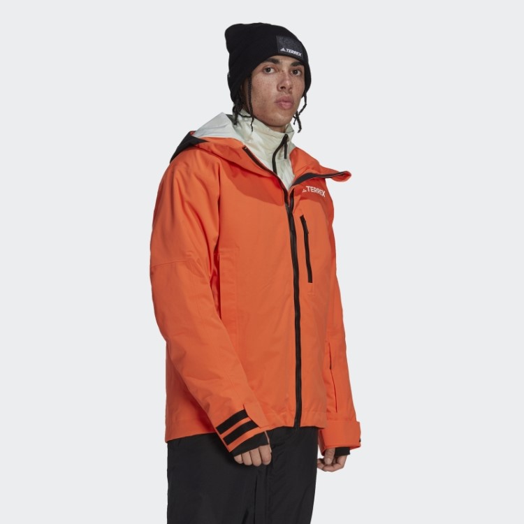 Jaqueta Três Em Um Laranja Resort Adidas