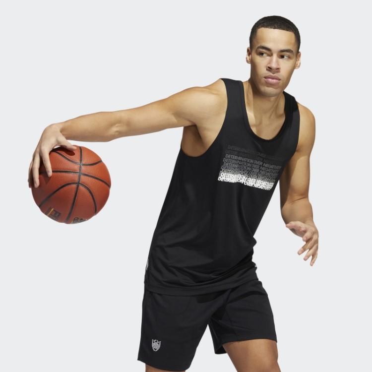 Adidas D.o.n. Edição 4 Futuro Da Camiseta Regata Preta Rápida