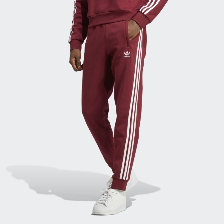 Calça Jogger Vermelha Adidas Adicolor Classics Com As Três Listras
