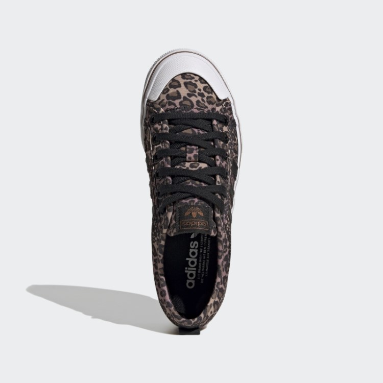 Sapato Plataforma Marrom Adidas Nizza