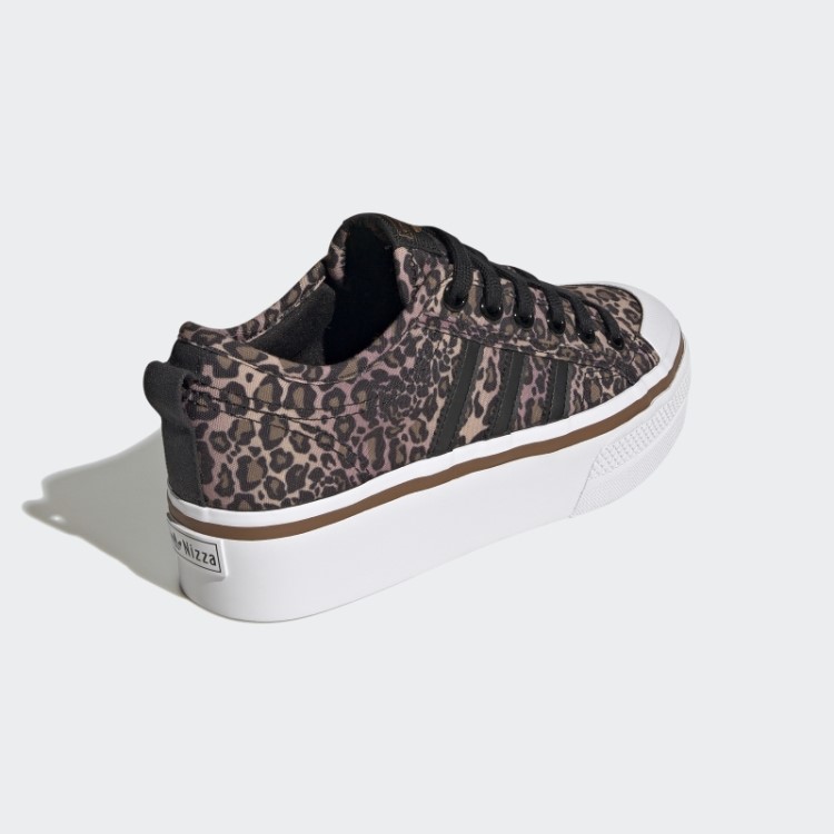 Sapato Plataforma Marrom Adidas Nizza