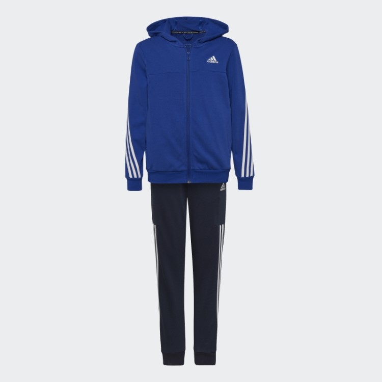 Fato De Treino Com As 3 Riscas Adidas Azul Royal