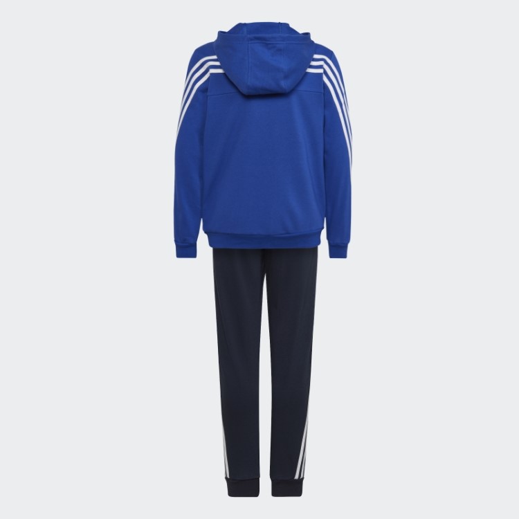 Fato De Treino Com As 3 Riscas Adidas Azul Royal