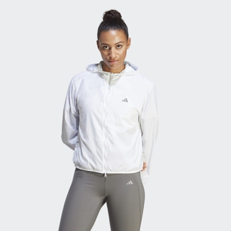 Run It Blusão Branco Adidas