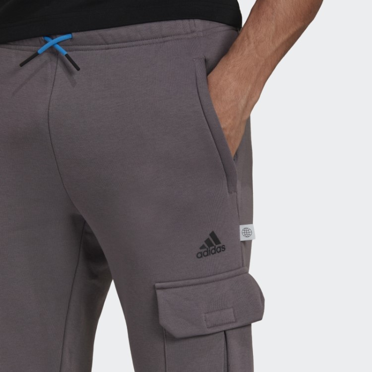 Calça Cargo De Lã Adidas Trace Grey Future Icons