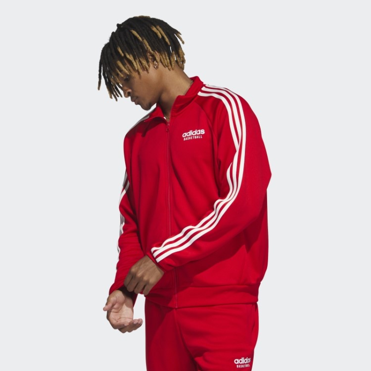 Escarlate Jaqueta De Basquete Adidas Select Moda