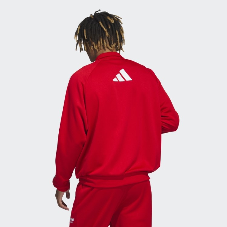 Escarlate Jaqueta De Basquete Adidas Select Moda
