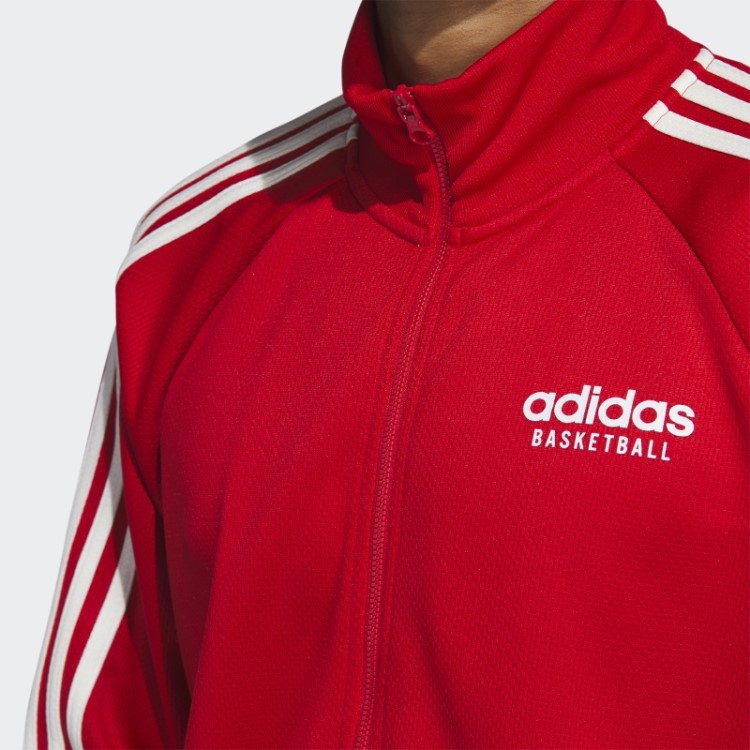 Escarlate Jaqueta De Basquete Adidas Select Moda