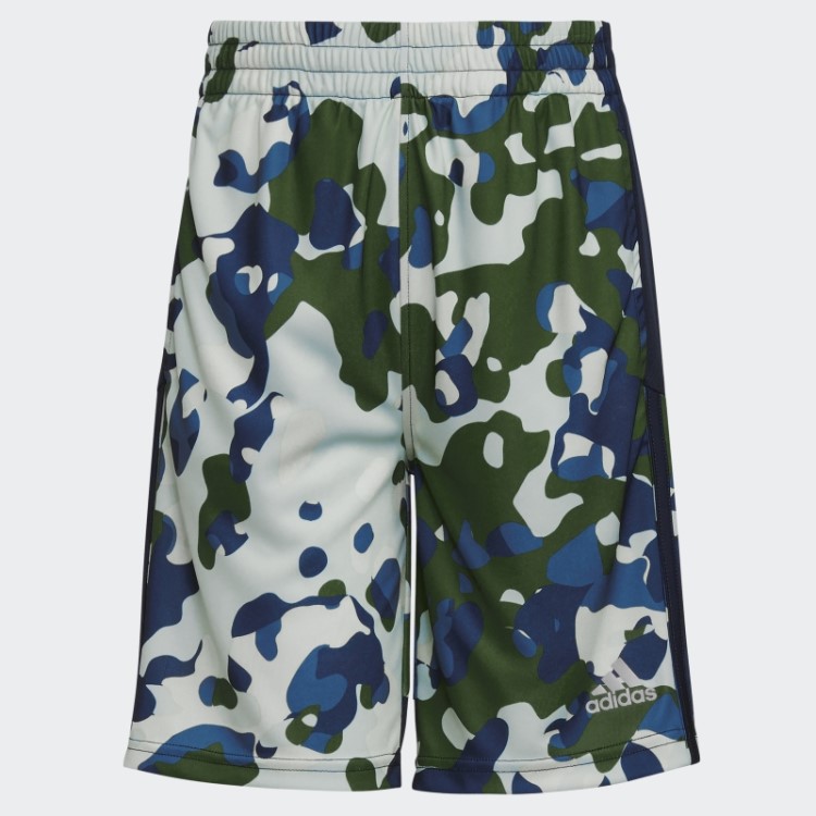 Bermuda Camuflada Adidas Core Azul Marinho