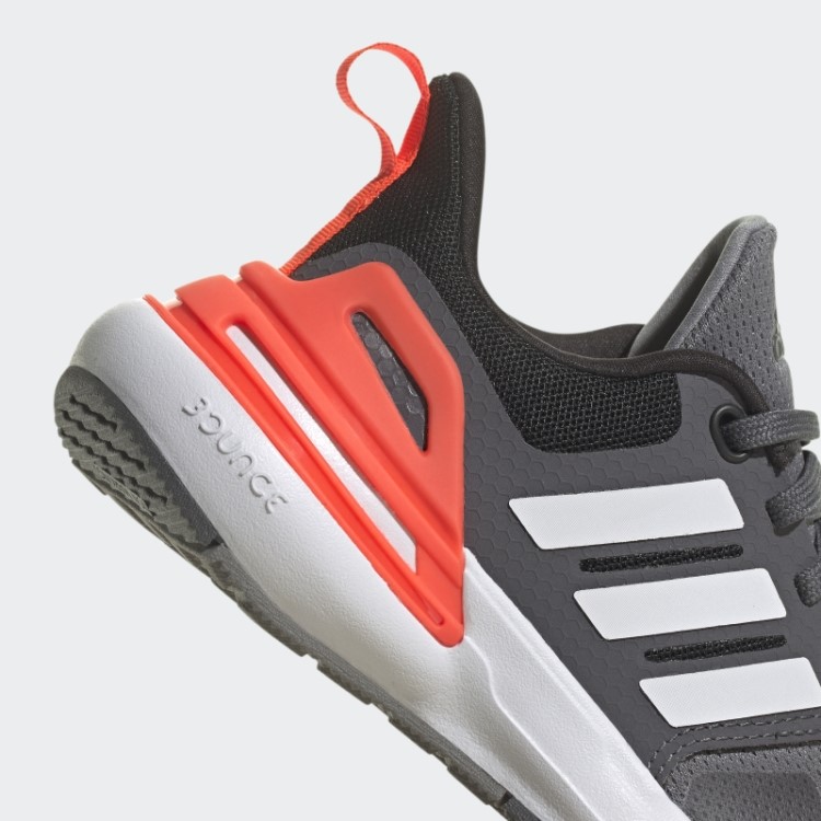 Sapato De Renda Rapidasport Bounce Adidas Cinza