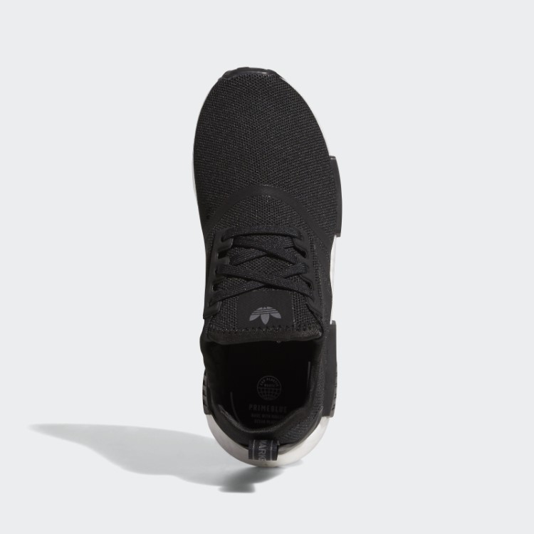 Sapatos Elegantes Adidas Nmd-r1 Refinados Brancos