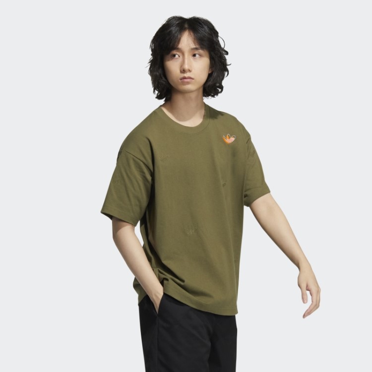 Camiseta Adidas Outdoor Scatter Verde-oliva