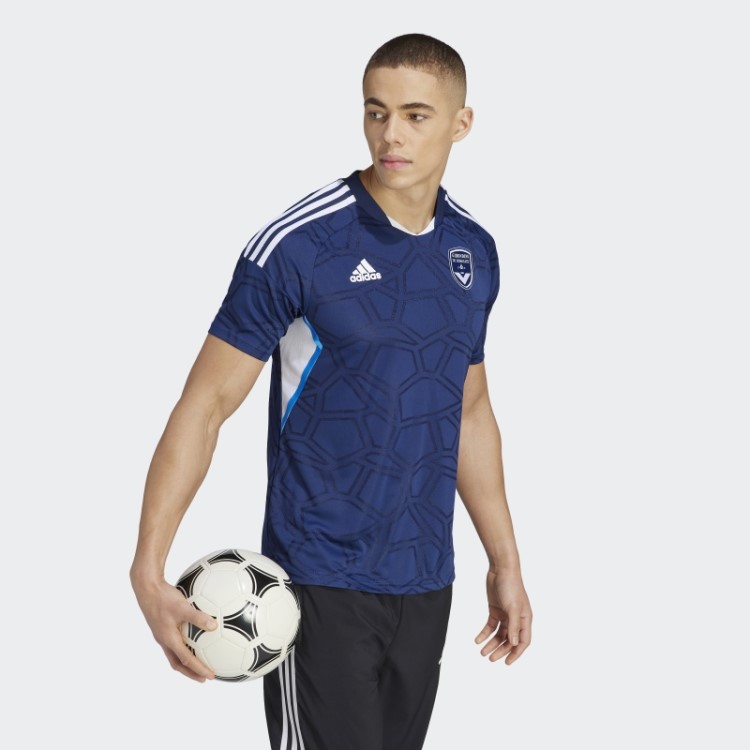 Camisa Pré-jogo Adidas Girondins De Bordeaux Azul Marinho