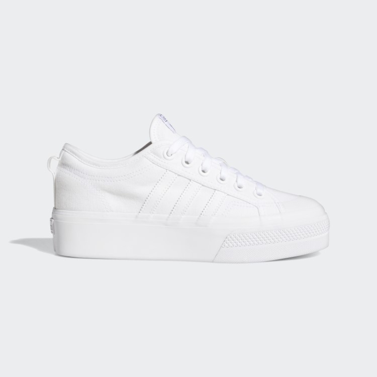 Nizza Sapato Plataforma Branco Adidas