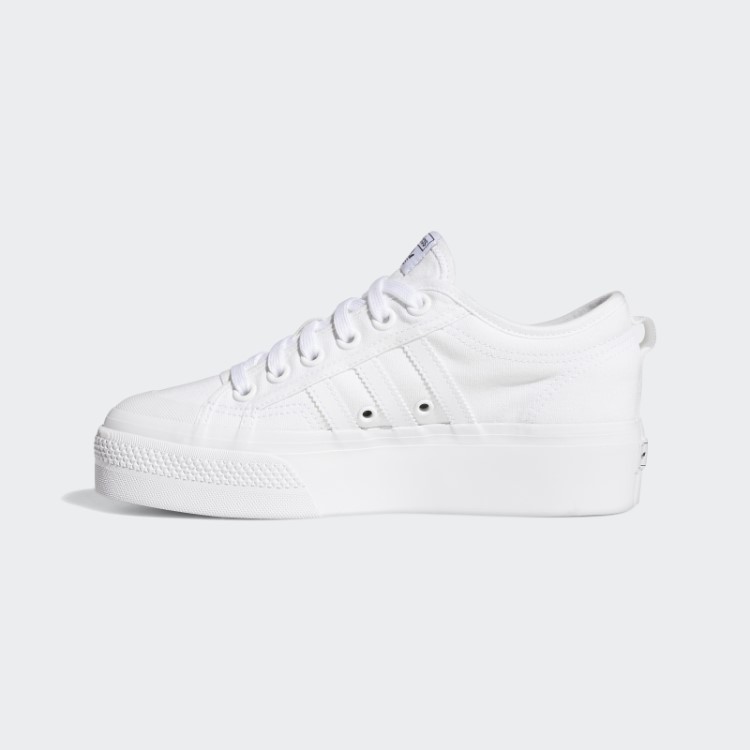 Nizza Sapato Plataforma Branco Adidas