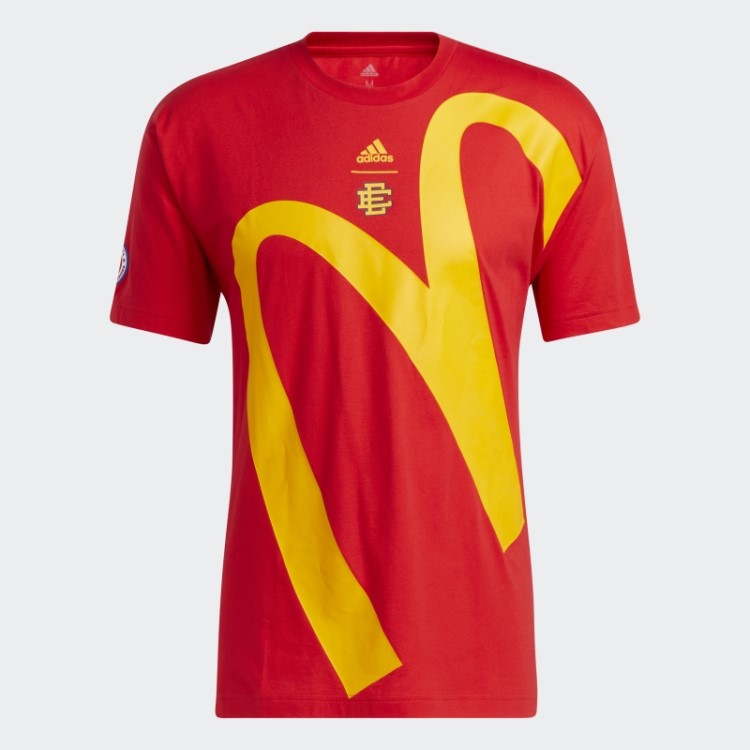 Camiseta Vermelha Adidas Eric Emanuel Mcdonald's Graphic (gênero Neutro)
